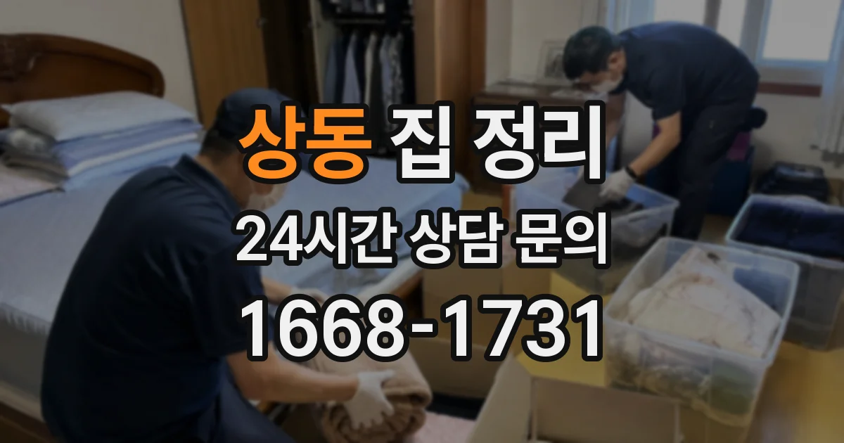 상동 집 정리