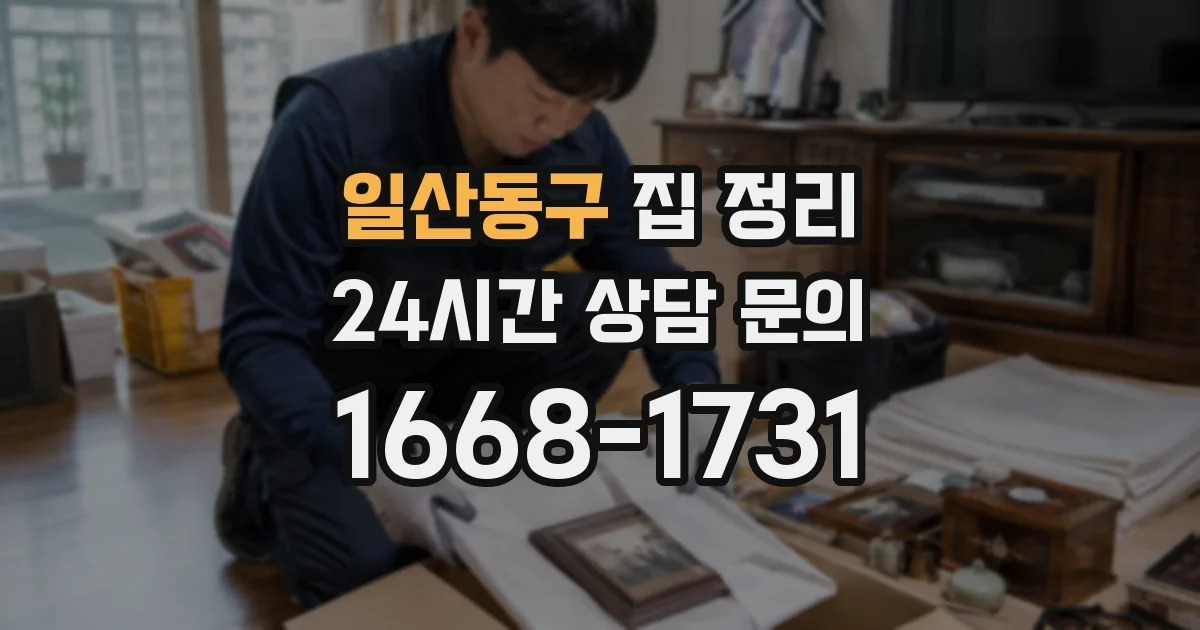 일산동구 집 정리