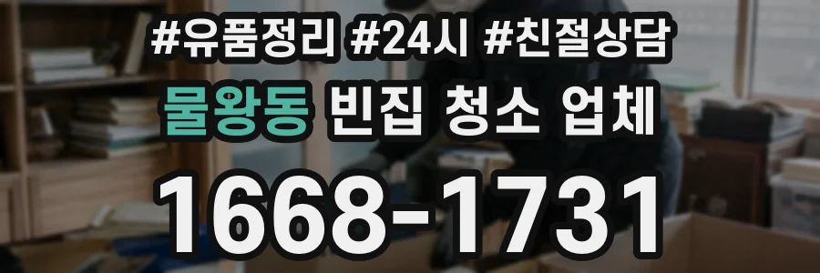 물왕동 빈집 청소 업체