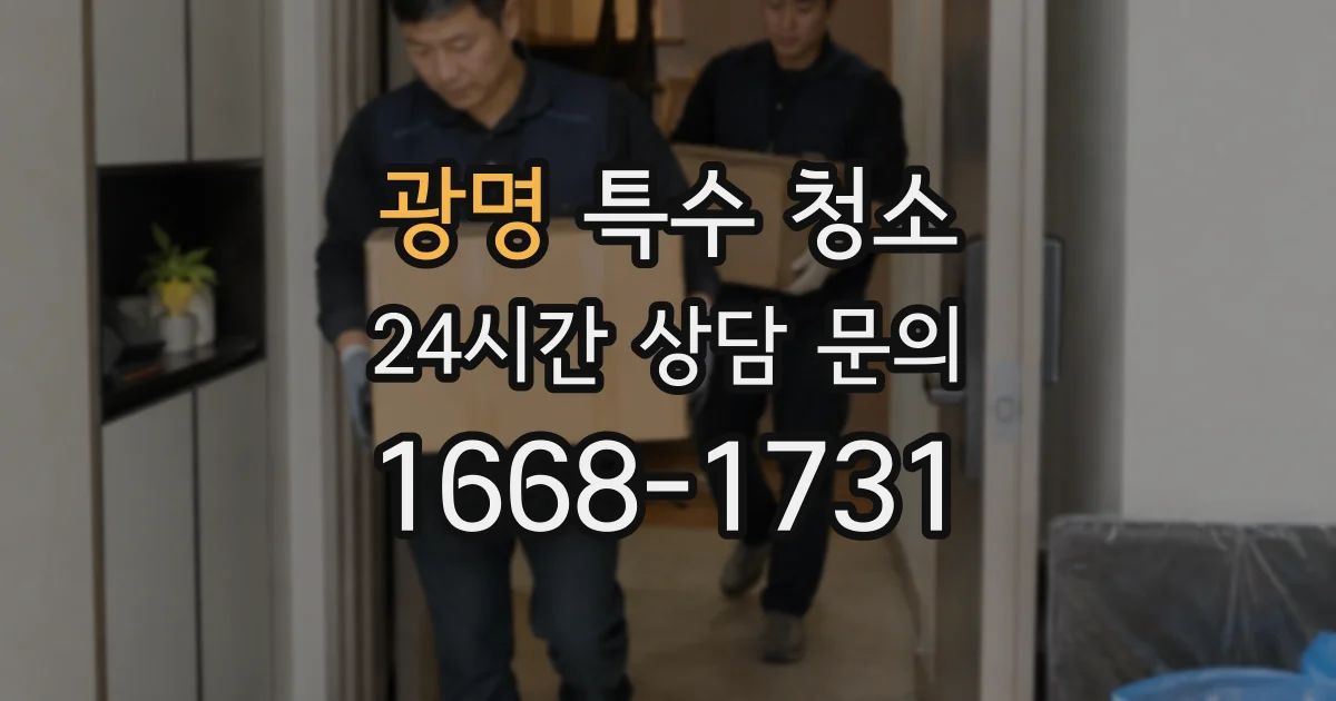광명 특수 청소