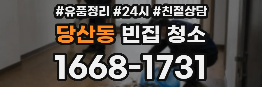 당산동 빈집 청소