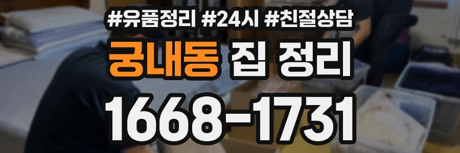 궁내동 집 정리