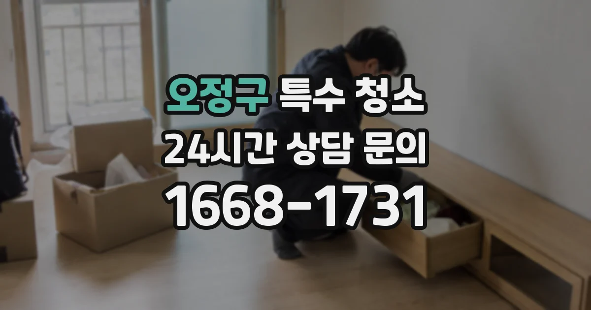 오정구 특수 청소