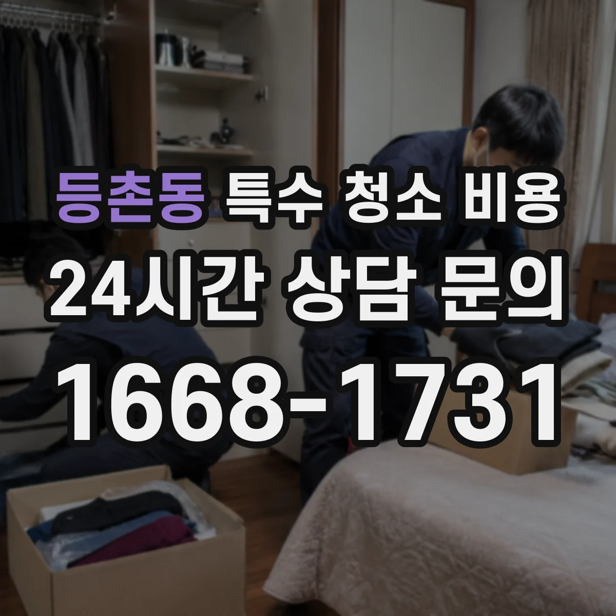 등촌동 특수 청소 비용