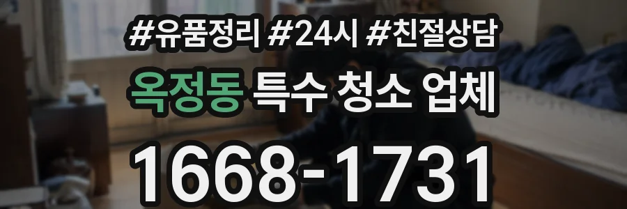 옥정동 특수 청소 업체