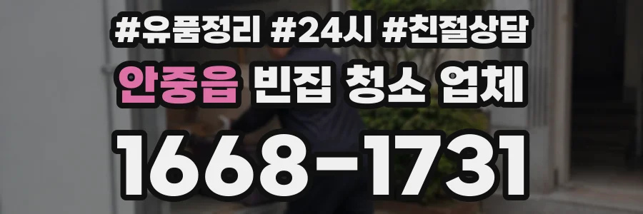 안중읍 빈집 청소 업체