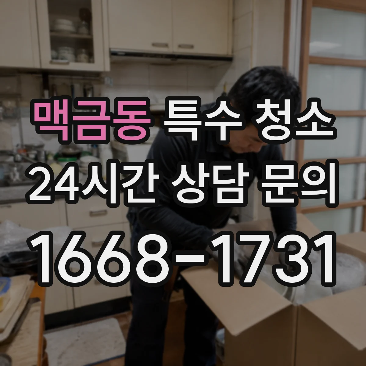 맥금동 특수 청소