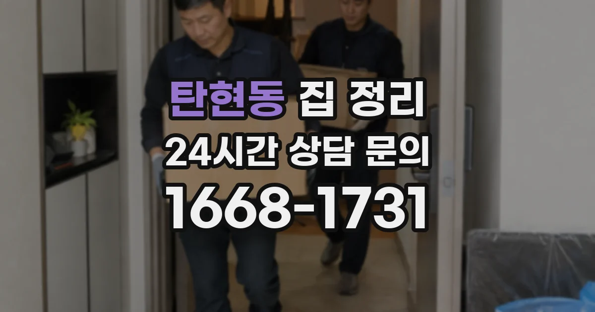 탄현동 집 정리