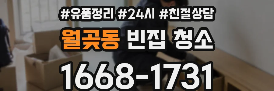 월곶동 빈집 청소
