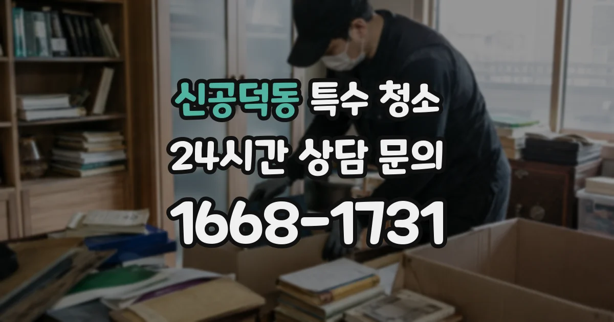 신공덕동 특수 청소