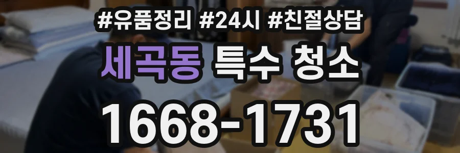 세곡동 특수 청소