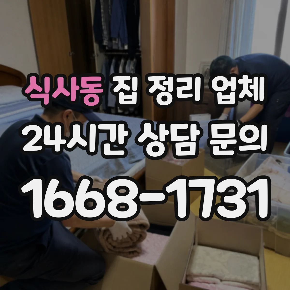 식사동 집 정리 업체