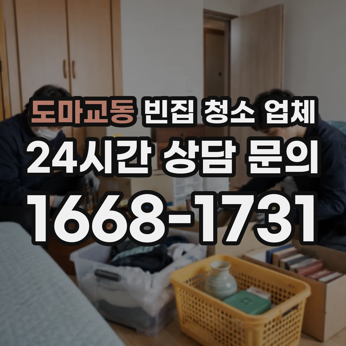 도마교동 빈집 청소 업체