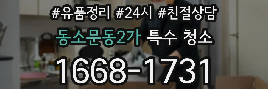 동소문동2가 특수 청소