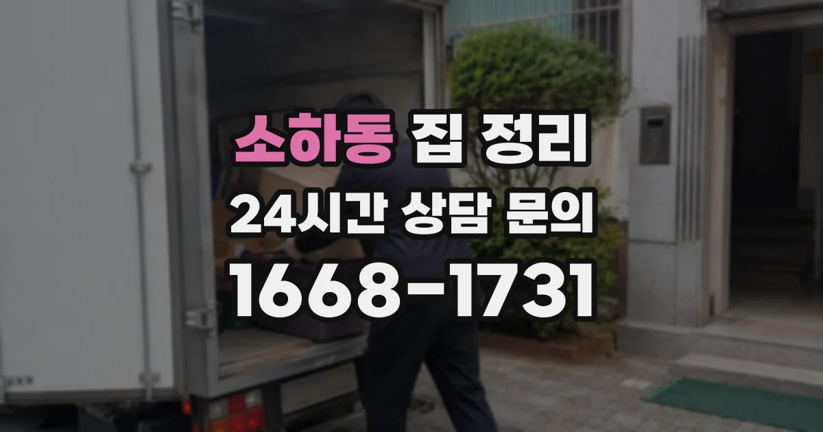 소하동 집 정리