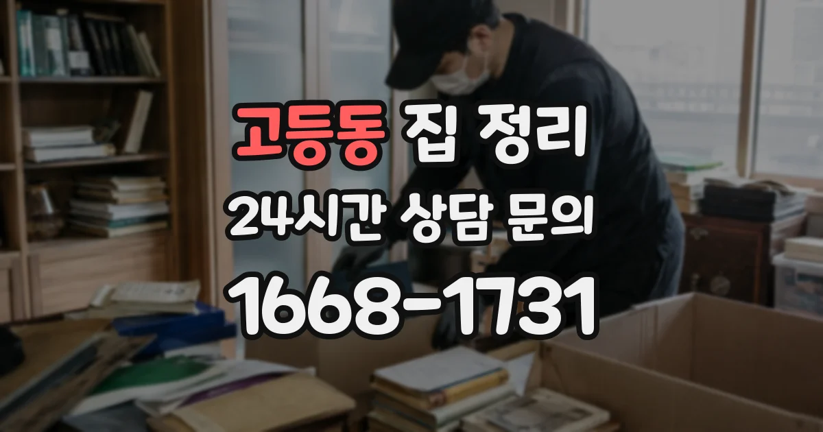 고등동 집 정리