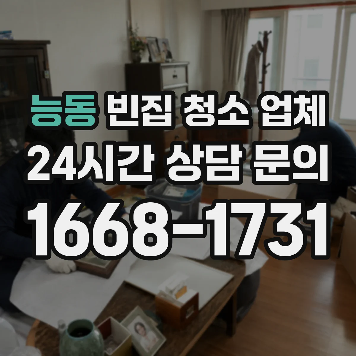 능동 빈집 청소 업체
