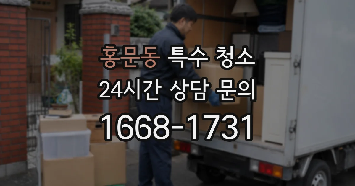 홍문동 특수 청소