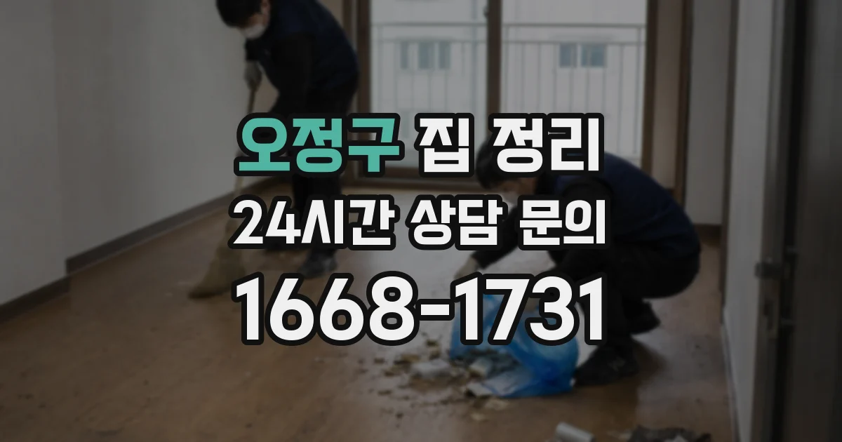 오정구 집 정리