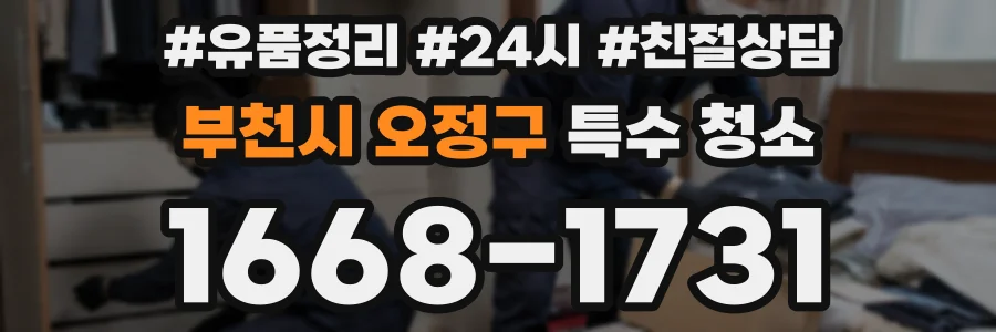 부천시 오정구 특수 청소