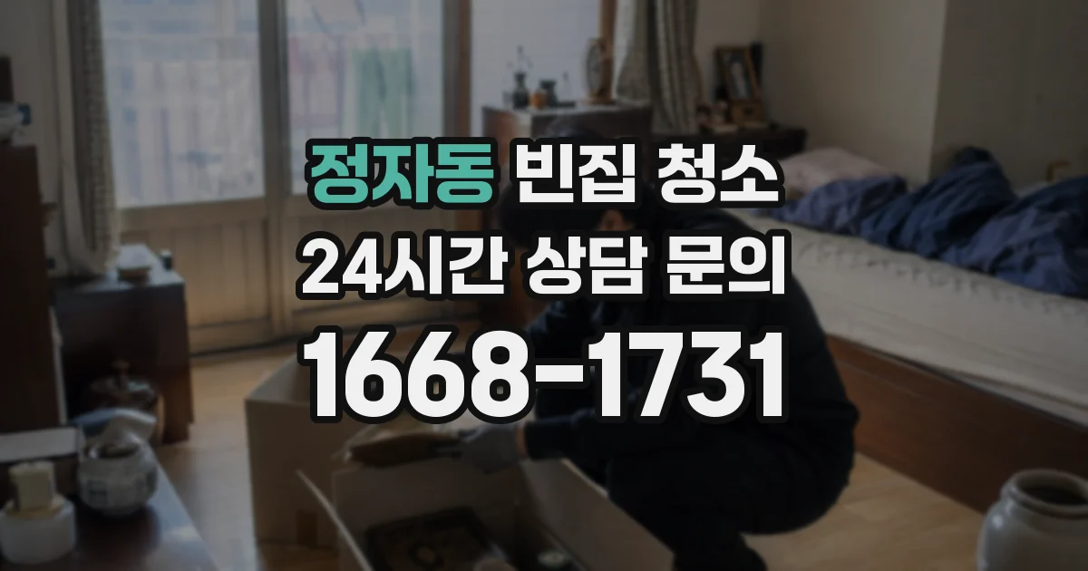 정자동 빈집 청소