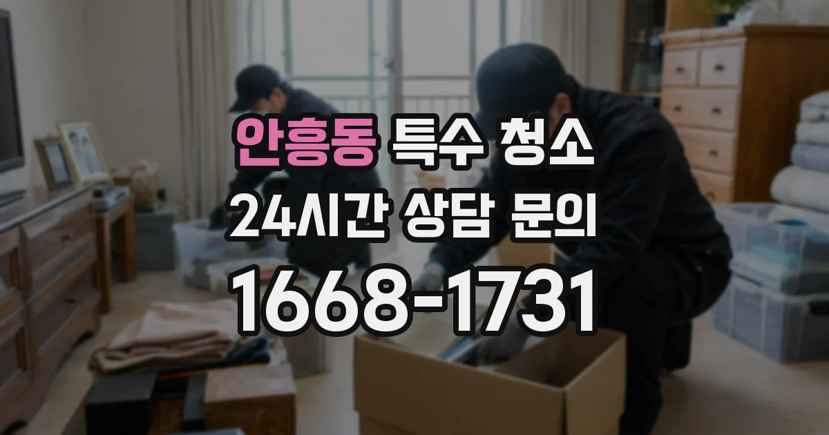 안흥동 특수 청소