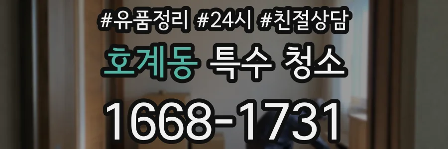 호계동 특수 청소