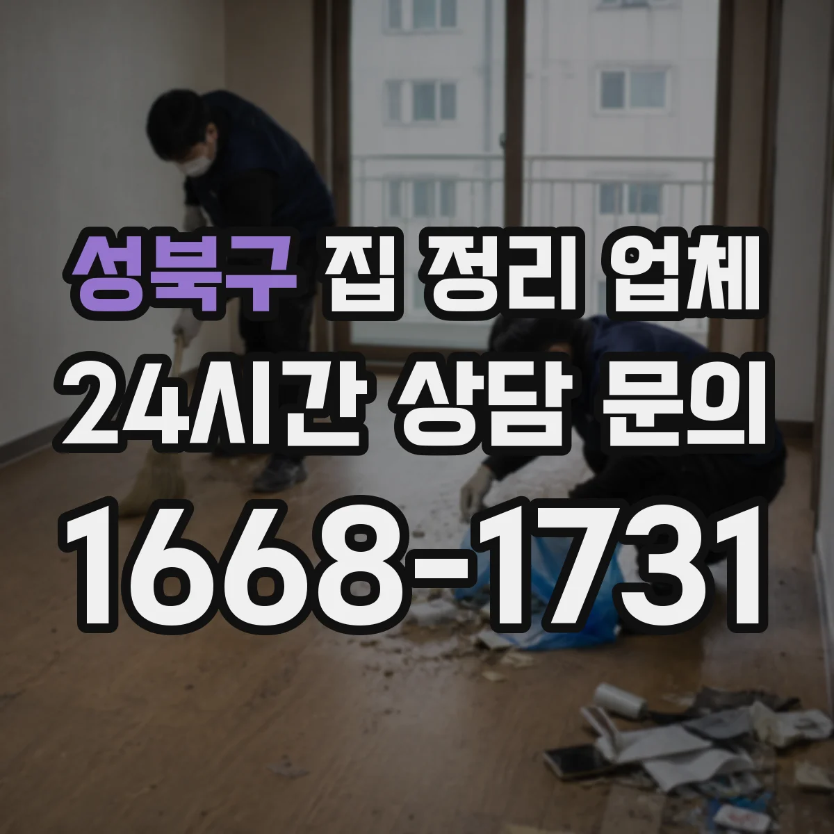 성북구 집 정리 업체