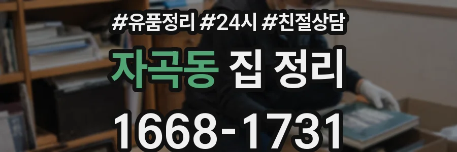 자곡동 집 정리