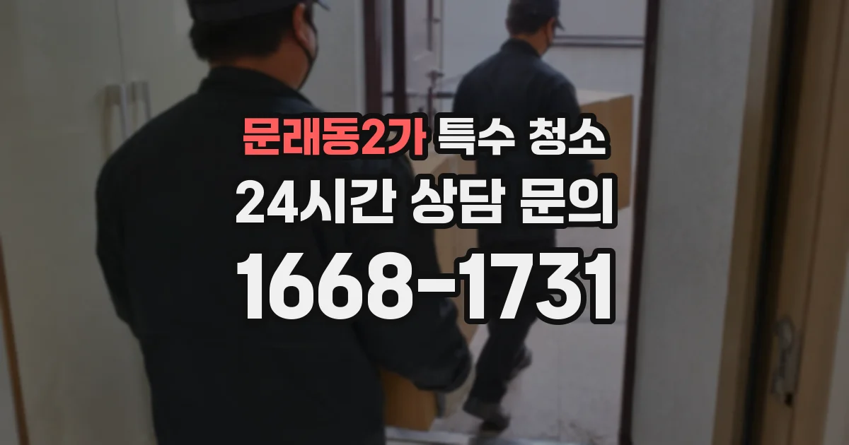 문래동2가 특수 청소