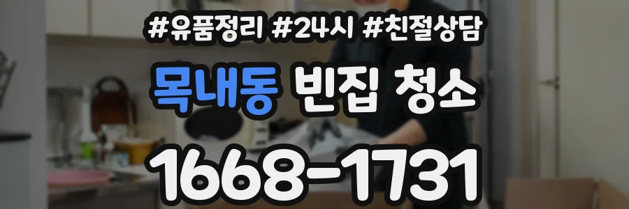 목내동 빈집 청소
