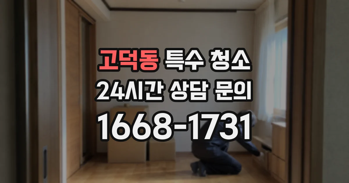 고덕동 특수 청소