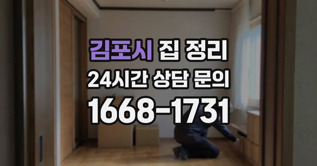 김포시 집 정리