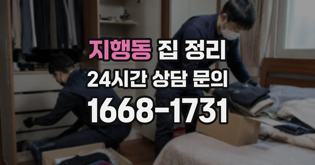 지행동 집 정리