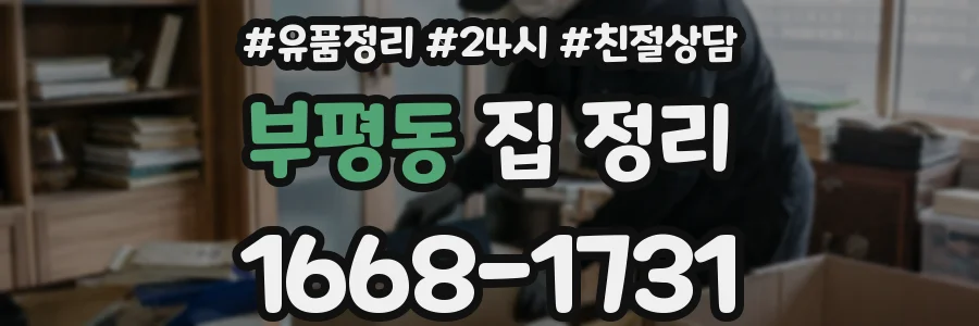 부평동 집 정리