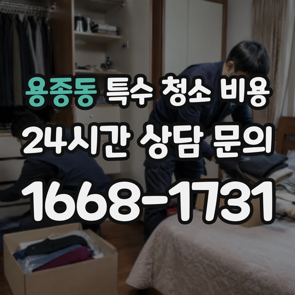 용종동 특수 청소 비용