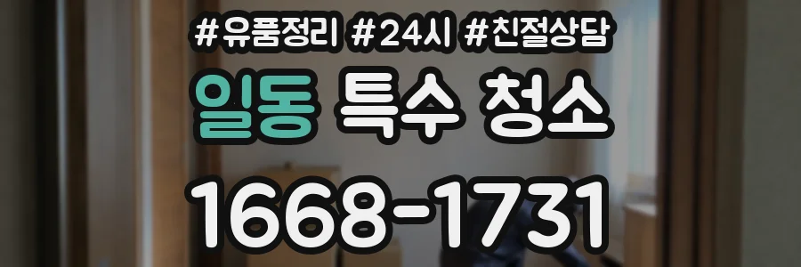 일동 특수 청소