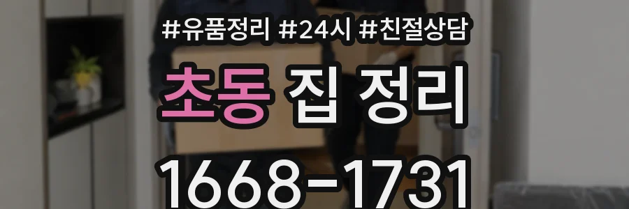 초동 집 정리