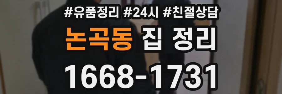 논곡동 집 정리