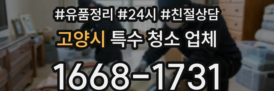 고양시 특수 청소 업체