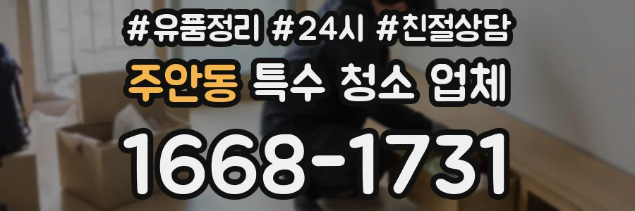 주안동 특수 청소 업체