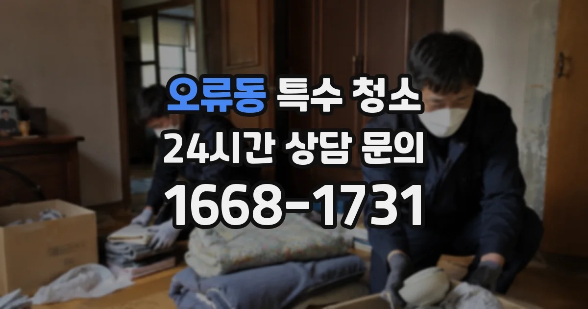 오류동 특수 청소