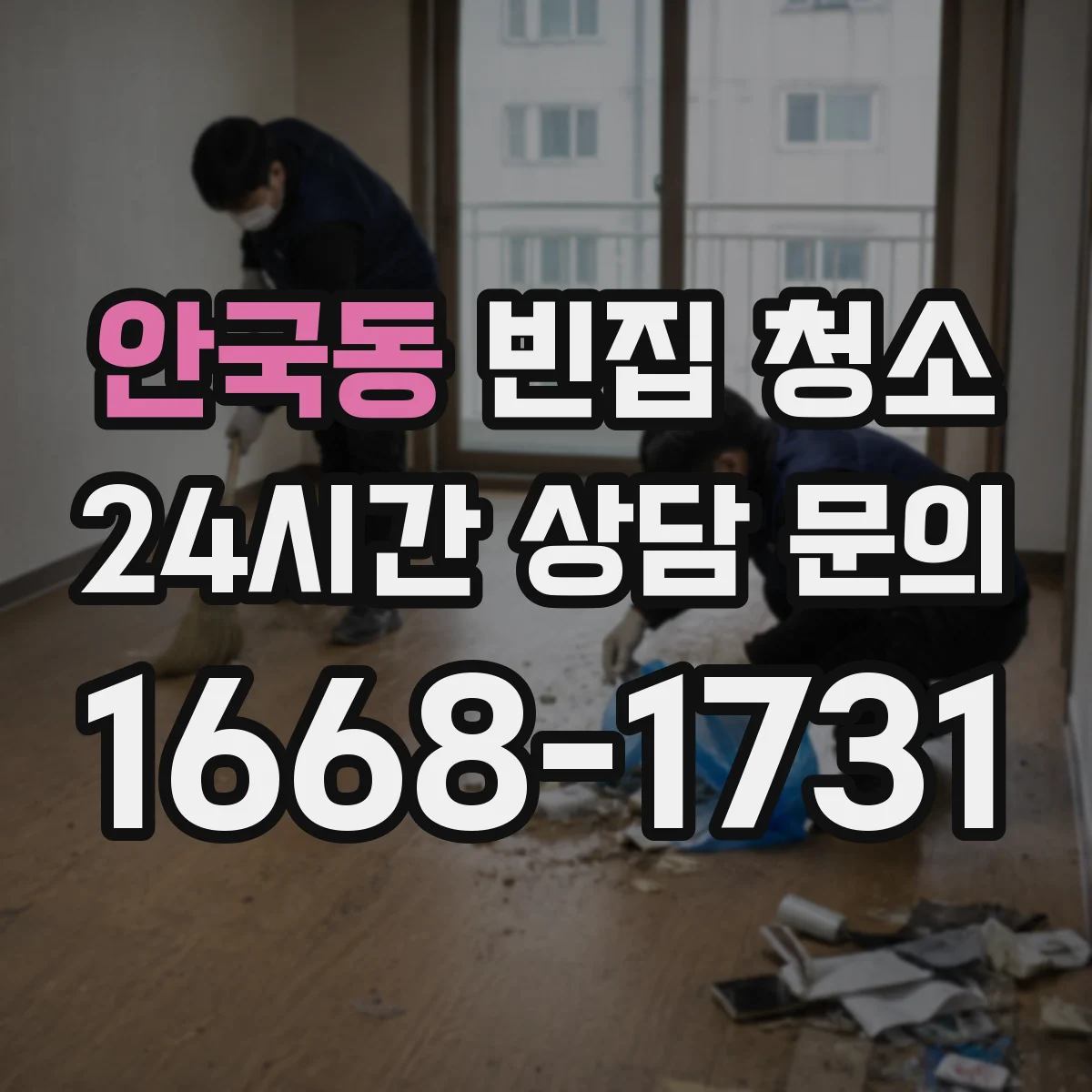 안국동 빈집 청소