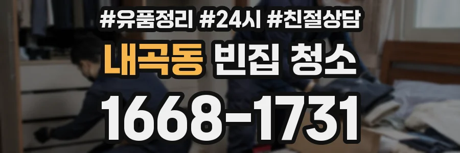 내곡동 빈집 청소