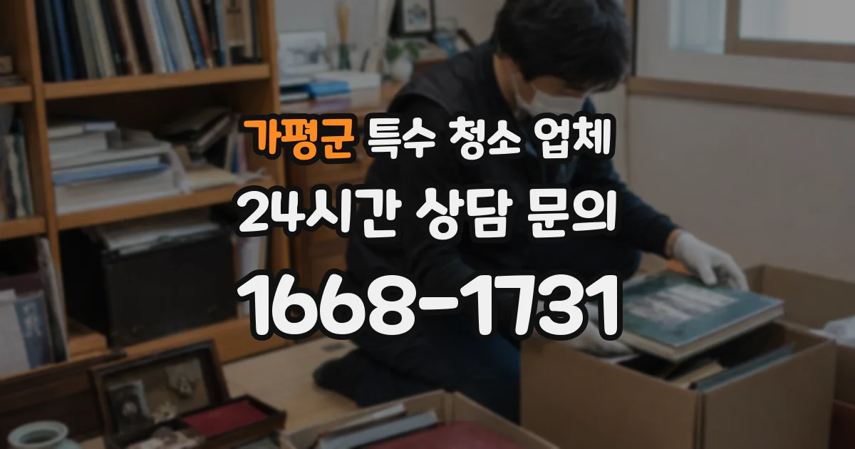 가평군 특수 청소 업체