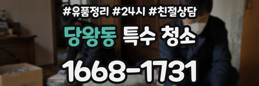 당왕동 특수 청소