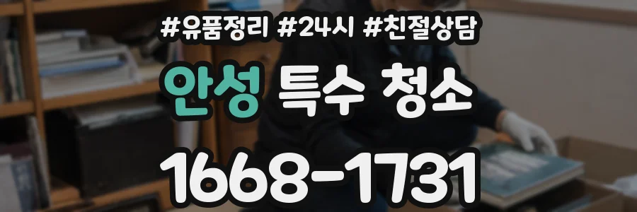 안성 특수 청소