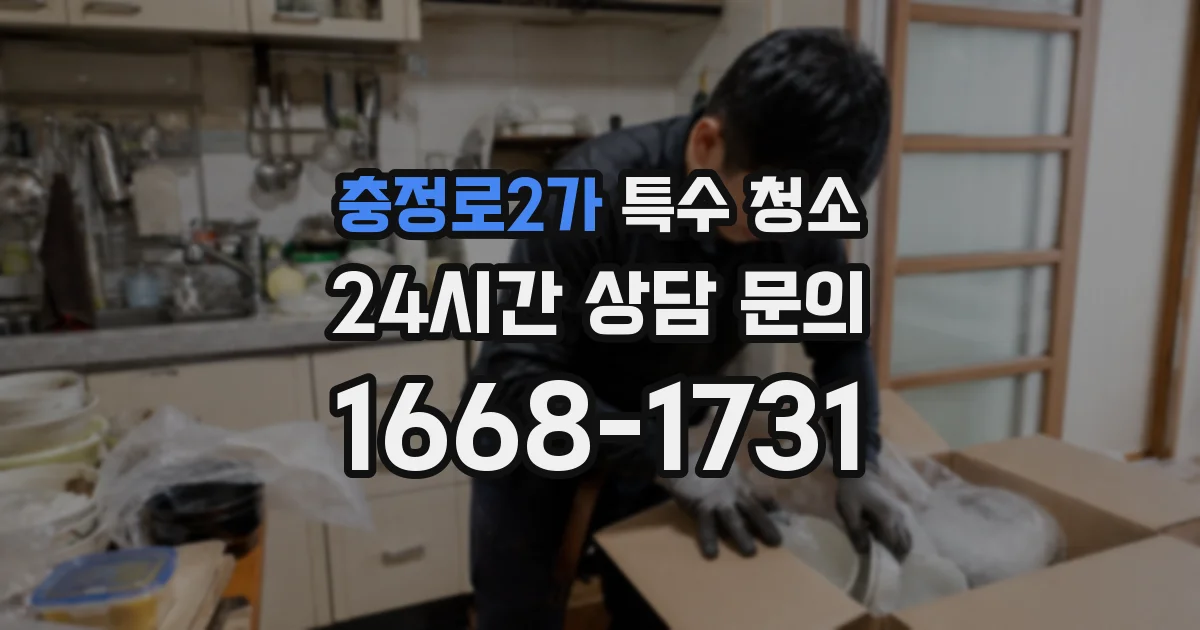 충정로2가 특수 청소
