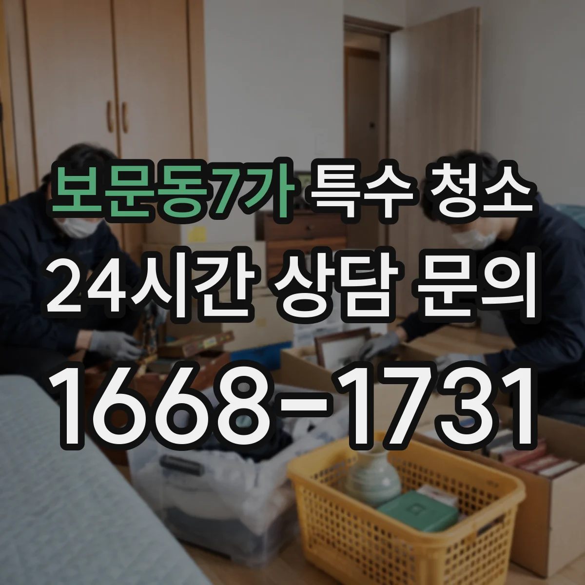 보문동7가 특수 청소
