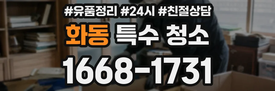 화동 특수 청소